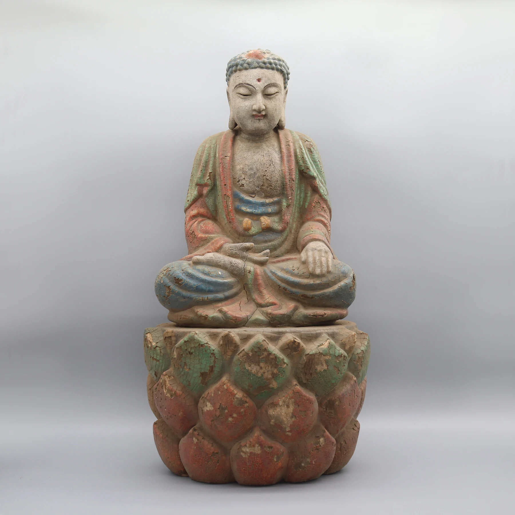 Big Buddha Statue, Wooden Sculpture, Home Decoration, Replica