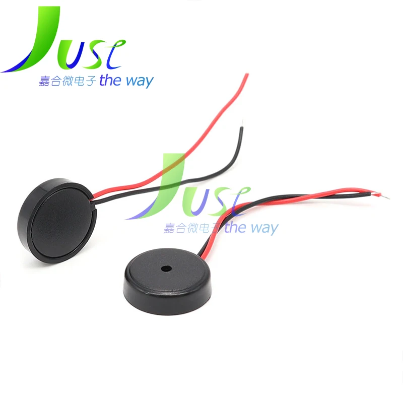 10PCS 1404 4000Hz Passive Buzzer With Wire Piezoelectric Speaker 14MM 14*4.0MM 14x4mm 30V Low Power Consumption Electronic DIY