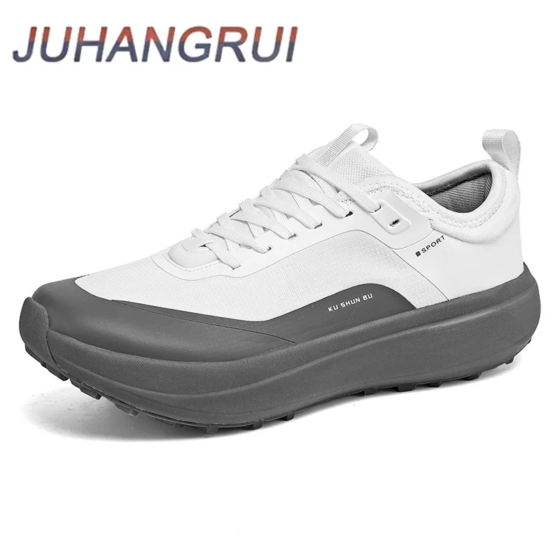 

Breathable New Mens Sneakers Lightweight Men Casual Walking Shoes Lace-Up Comfortable Hiking Climbing Shoe Jogging Shoe Non-slip