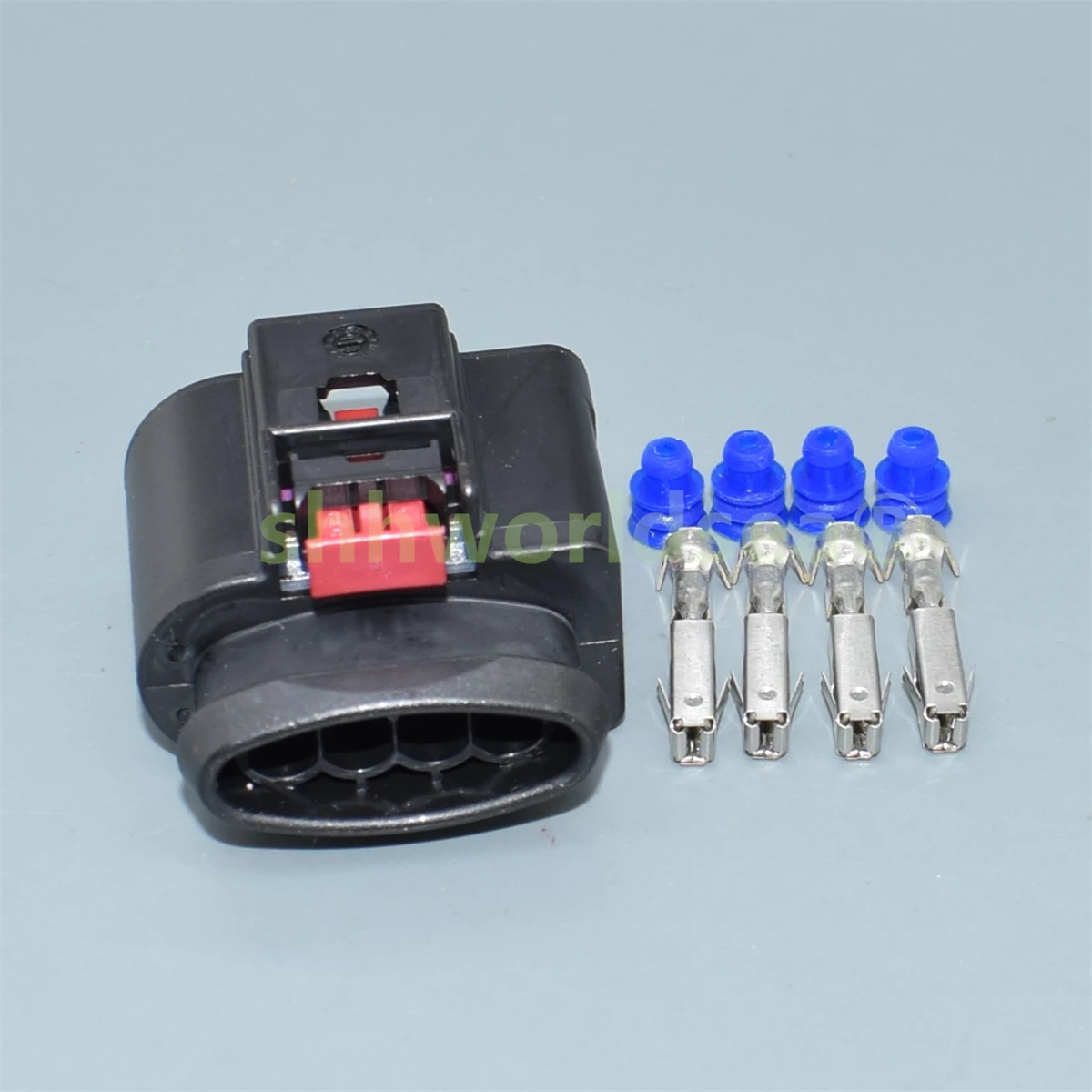 shhworldsea 4 Pin/Way Female Ignition Coil Connector Plug With Terminal Seal For AUDI A8 VW 8K0 971 994 8K0971994