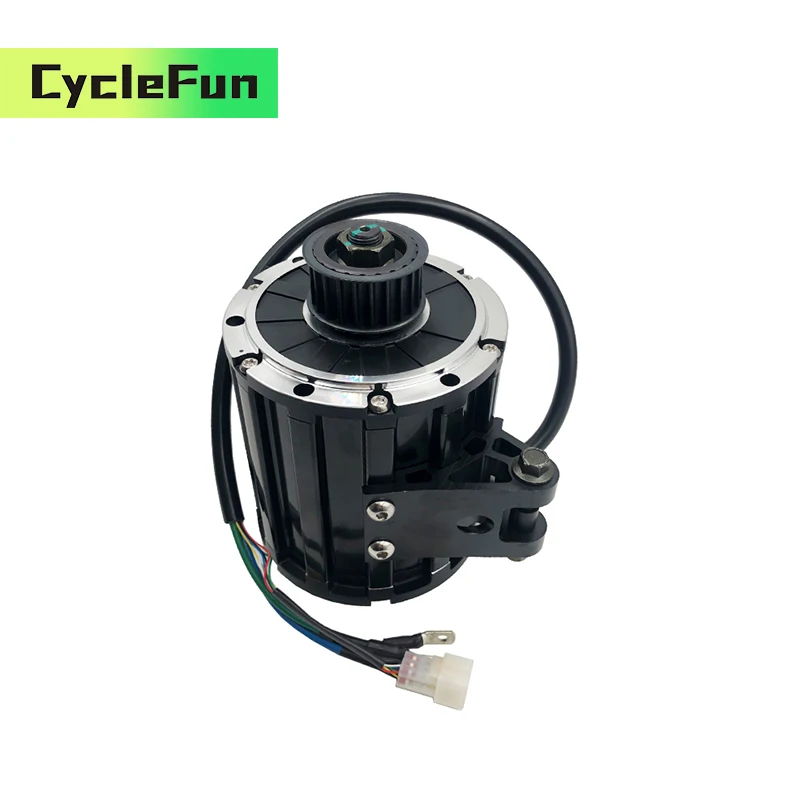 QS120 2KW 72V محرك متوسط 4600 دورة في الدقيقة 70H مع وحدة تحكم FarDriver ND72300 وشاشة DKD للدراجات النارية الكهربائية سكوتر