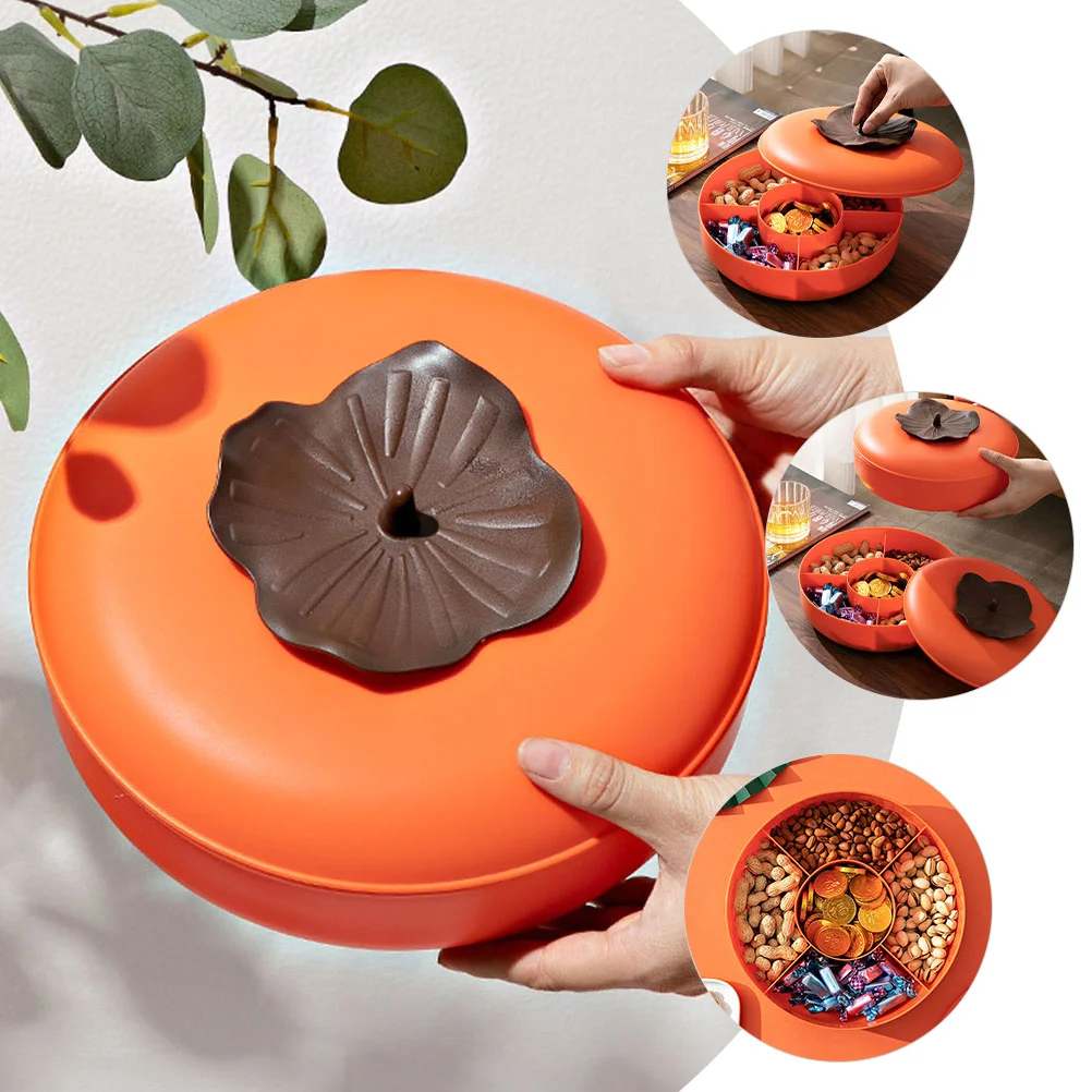 

Dried Fruit Box Candy Dessert Plate for Restaurant Snack Tray Household Plastic Portable Convenient