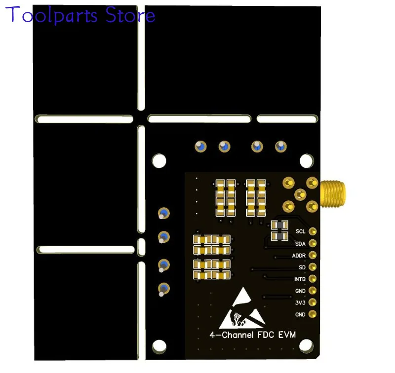 FDC2214 Module Capacitive Sensor Electronic Design Competition Gesture Recognition Paper Counting Liquid Level Measurement