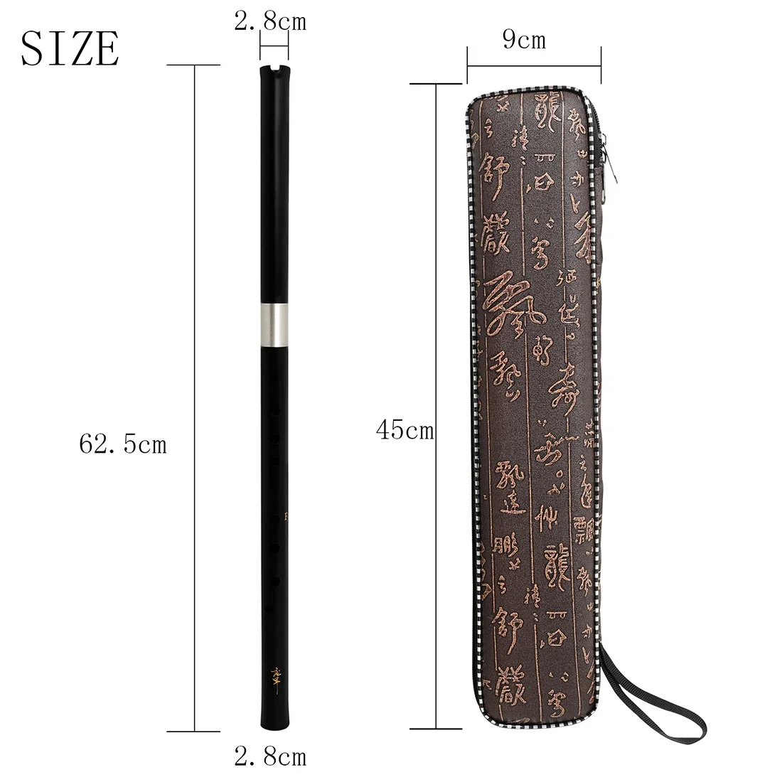 F/G Key Chinese Flute Bamboo Handmade Refinement 8 Holes Xiao Traditional Musical Instruments Beginner Beginner Flute