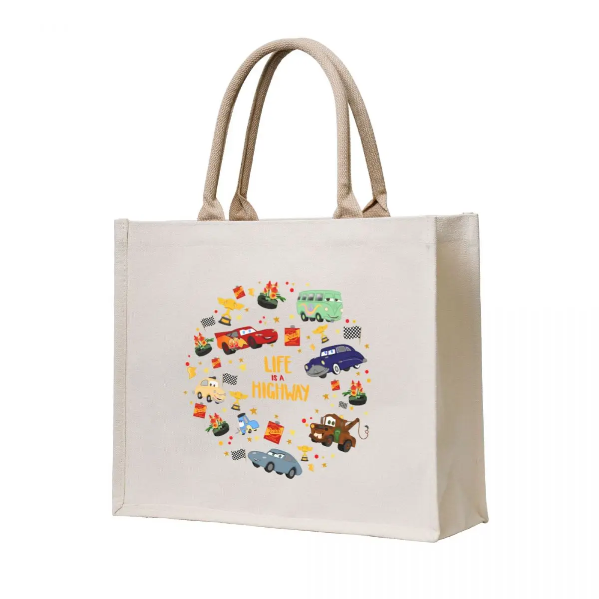 Life is a Highway Tote Bag ecological bags Canvas cloth bag woman shopper bag woman