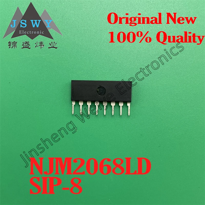 

(10/50 pcs) NJM2068LD SIP-8 NJM2068/Low Noise Dual Operational Amplifier Chip/New Original Stock Electronics