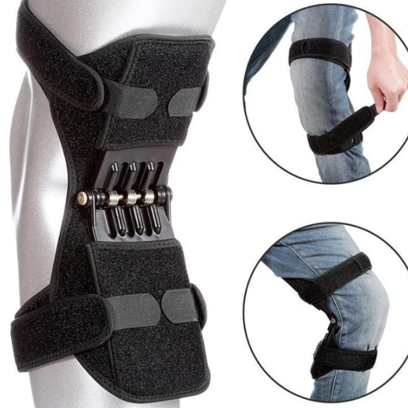 1 Pair Joint Support Recovery Knee Brace Rebound Spring Knee Protection Support Booster Drop Shipping