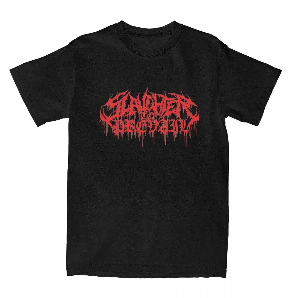 Men Women's Slaughter To Prevail Rock T Shirt Stuff Hipster Cotton Metal Music T