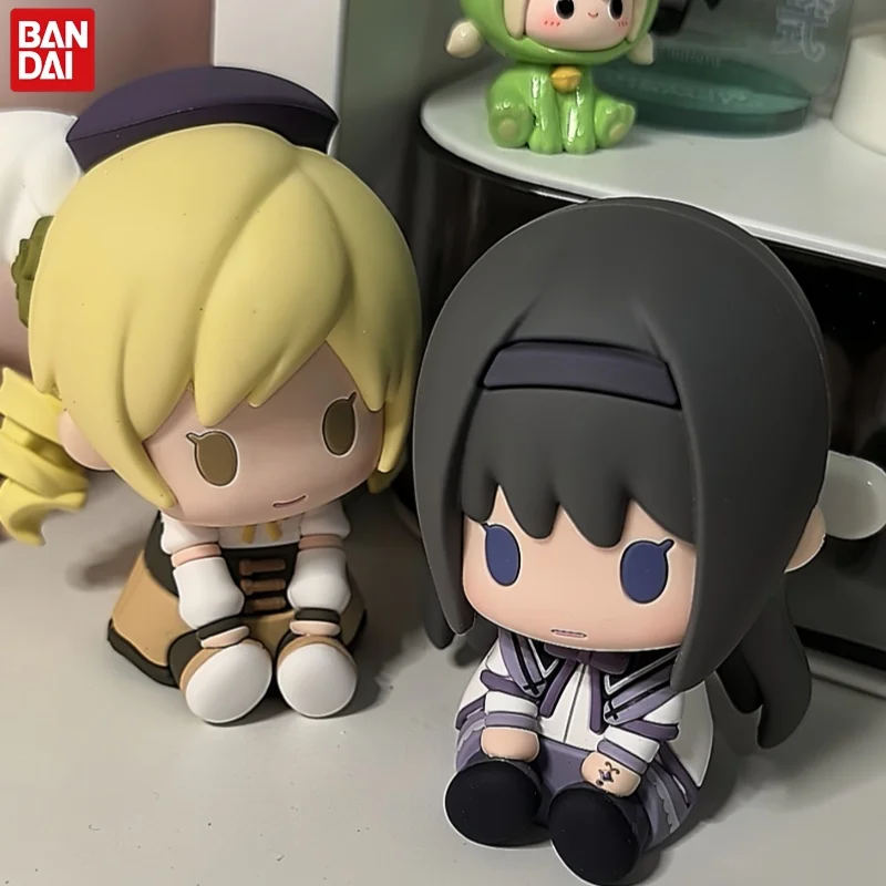 Bandai Blind Box Puella Magi Madoka Magica Rebellion Story Series Desktop Decoration Collectible Trendy Toy Gift For Anime Fans