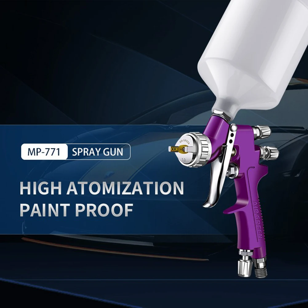 

HVLP Pneumatic Gravity Feed Spray Gun Air Paint Sprayer High Atomization 1.3MM Nozzle Portable Car Paint Spray Gun Paint