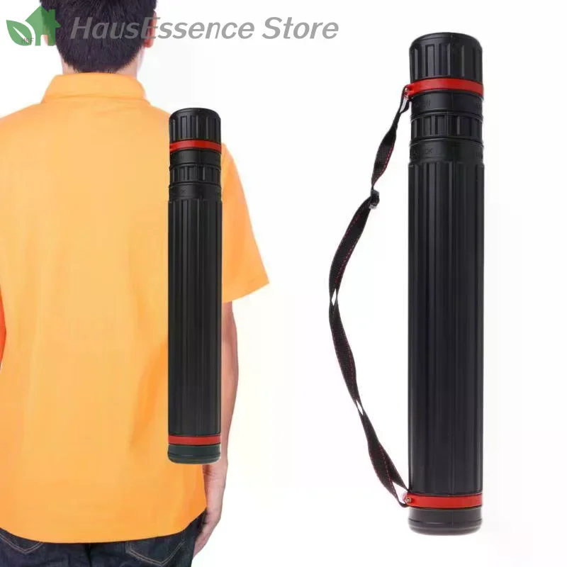 ※Mini Portable Drawing Tube Adjustable Expandable Art Storage Equipped With Shoulder Strap Heavy-Duty Durable Lightweight