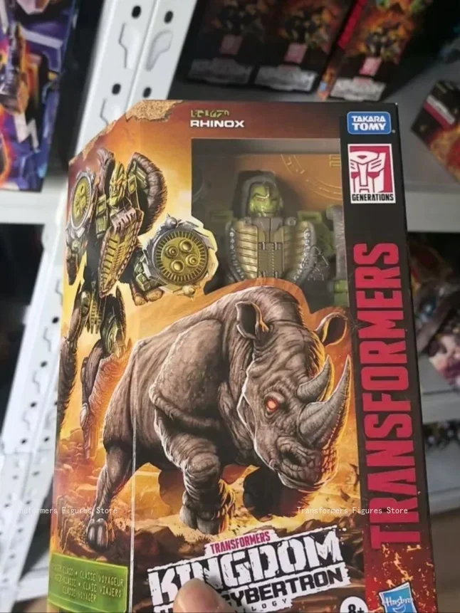 In Voorraad Originele Transformers WFC-K27 Rhinox G1 Film Figuur Model Anime Actie Vervorming Robot Speelgoed Festival Populaire Geschenken