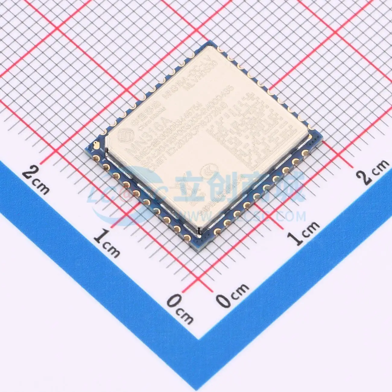4pcs MN316A-DC-LV SMD NB-IoT UART ADC SIM Cellular LTE Wireless Communication Module