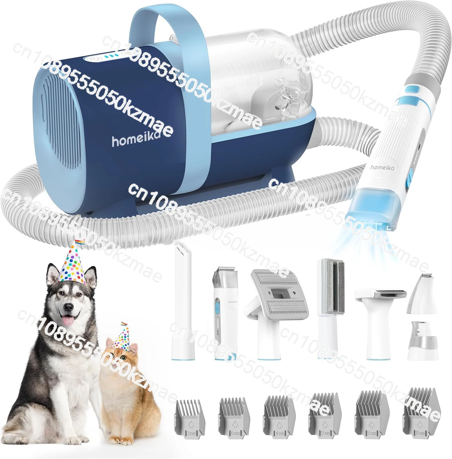 

Pet grooming set and dog hair vacuum 99% pet hair vacuum cleaner