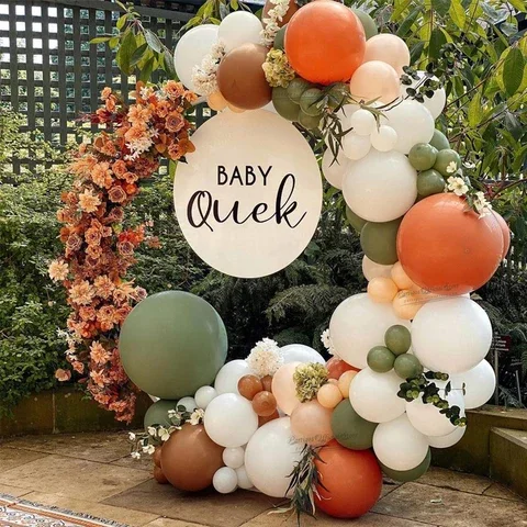 

84 Pieces Avocado Green Color Latex Balloons Jungle Party Garland Kit Arch Birthday Party Halloween Decorations For Home Baby S