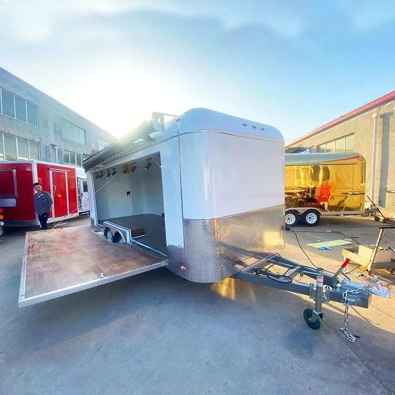 Multi-Function Exhibit Show Outdoor Style Bar Event Performing Mobile Stage Trailer Outdoor Events