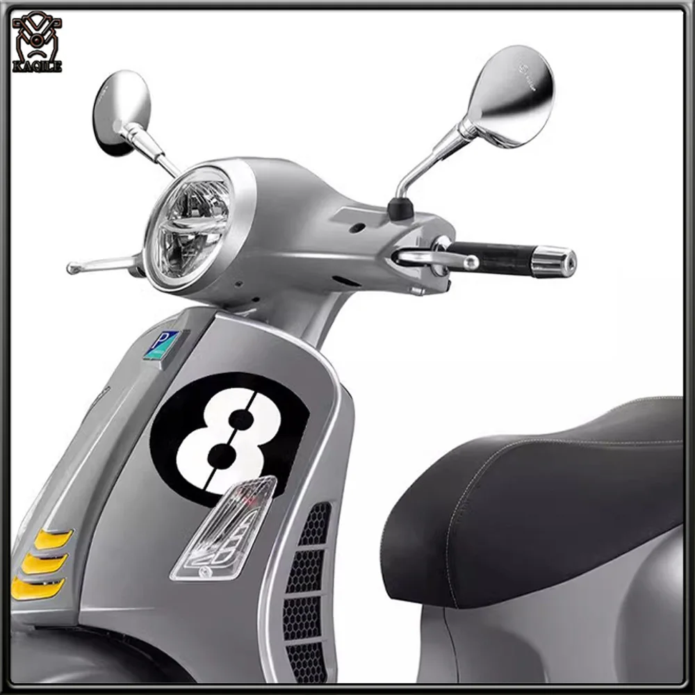 Untuk Vespa Sei 6 Giorni GT GTS TTL GTV 125 300 Super GTS300ie 3M stiker Fairing sepeda motor Aksesori Decal NO.6