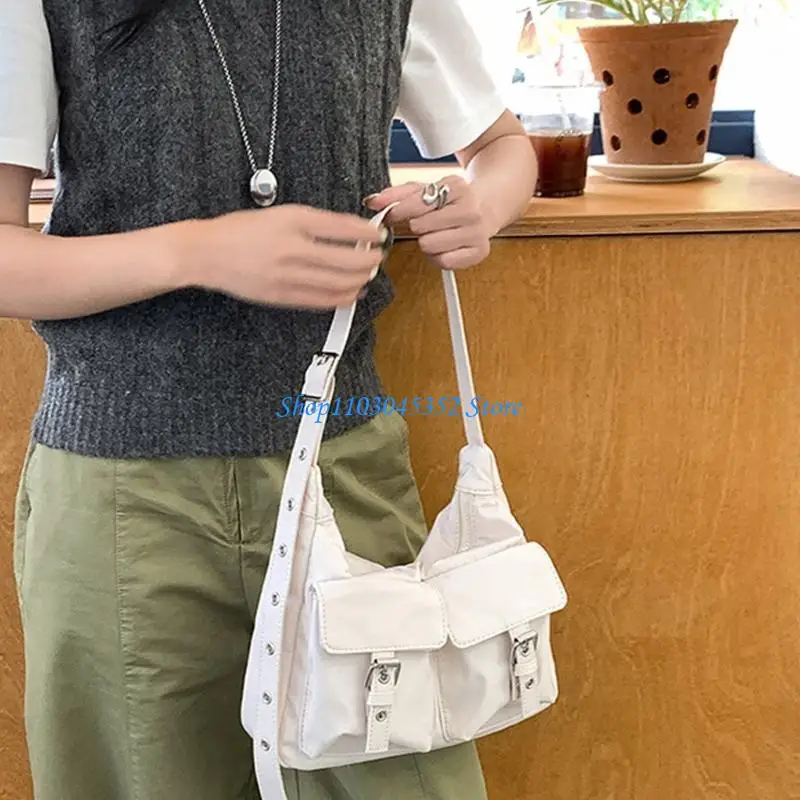 

A3PE Aesthetic Nylon Underarm Bag for Women Girls Stylish Shoulder Bag Spacious Crossbody BagS for Everyday Use and Travel