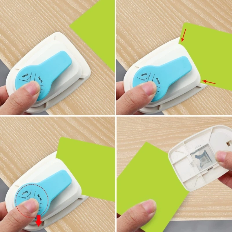 3 in 1 Corner Cutter 3 Way Corner for Paper Crafts, DIY Project, Laminate, Photo Corner, Card Making Scrapbooking