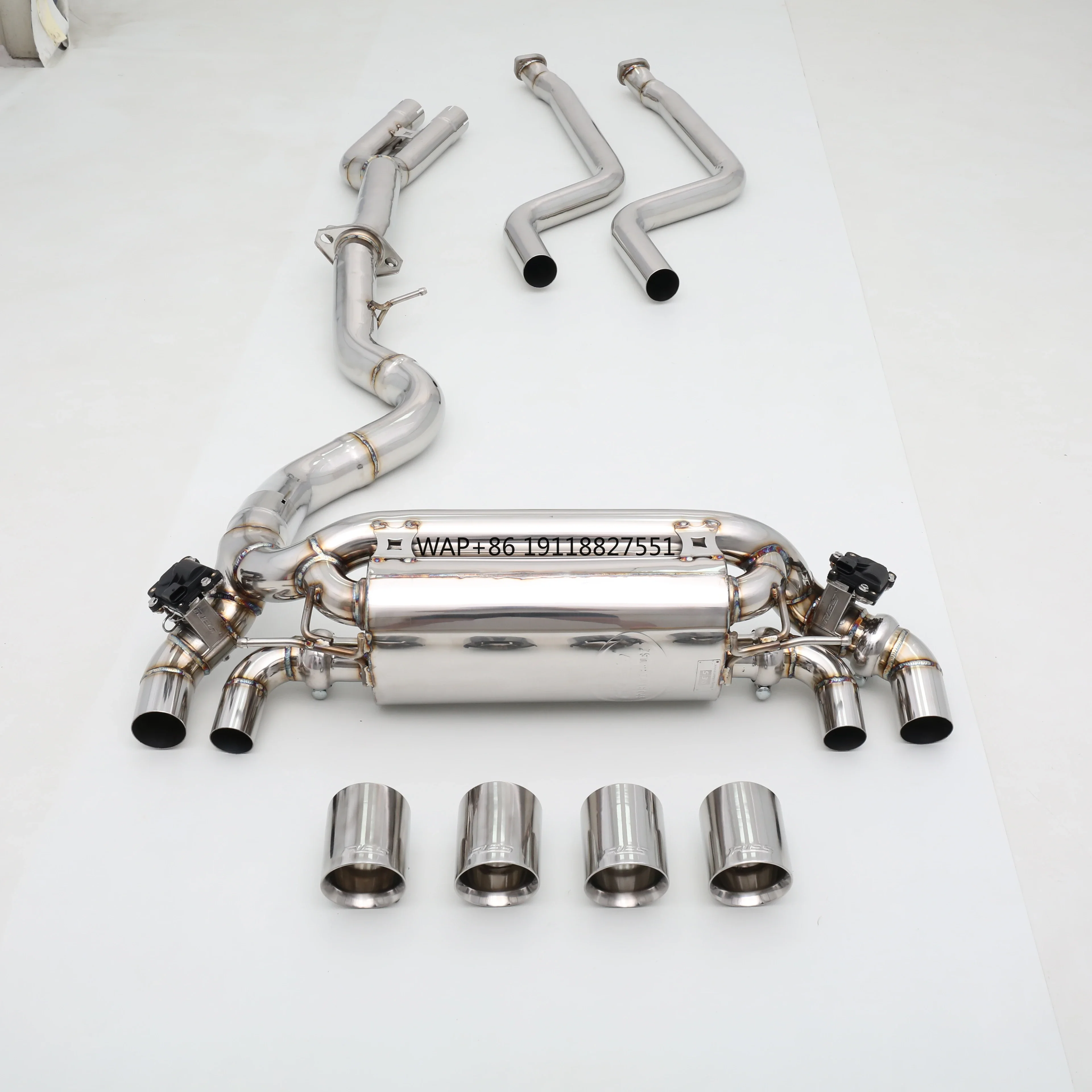 Factory Customization 304 Stainless Steel/Titanium Valved Exhaust System Designed for 1M E82 3.0T N54