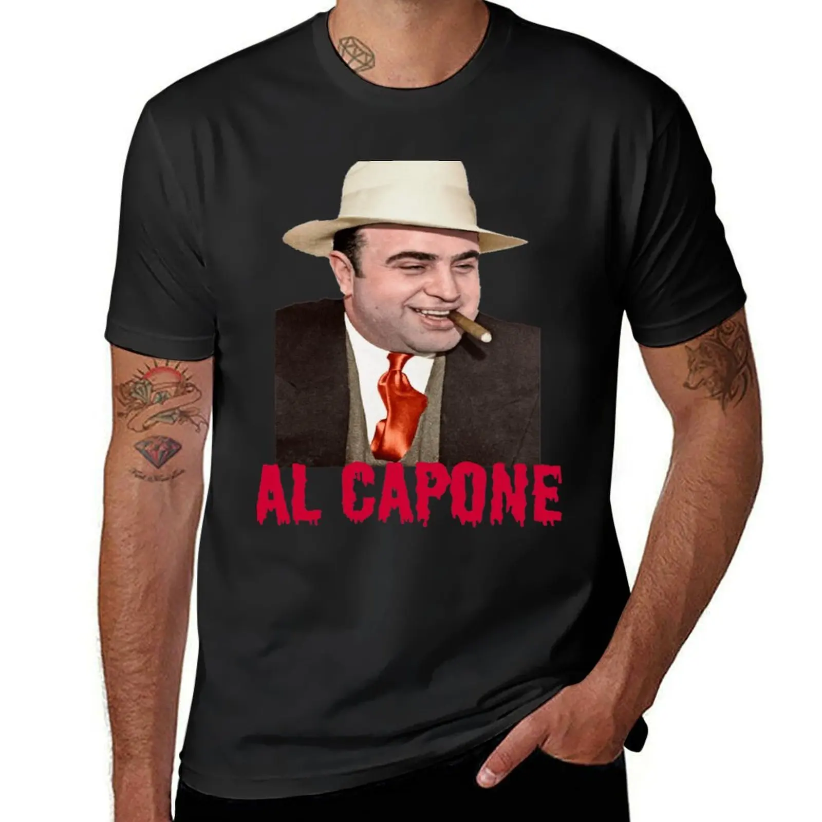 Al capone by pandemic2020 T-Shirt anime clothes summer clothes men t shirt