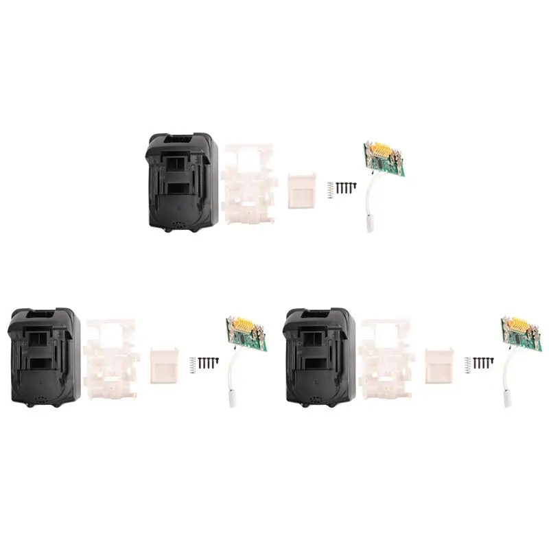 

ABMR-3X для замены комплекта батарейного отсека 18 В BL1850 BL1830, батарейного отсека для электроинструмента (без батареи)