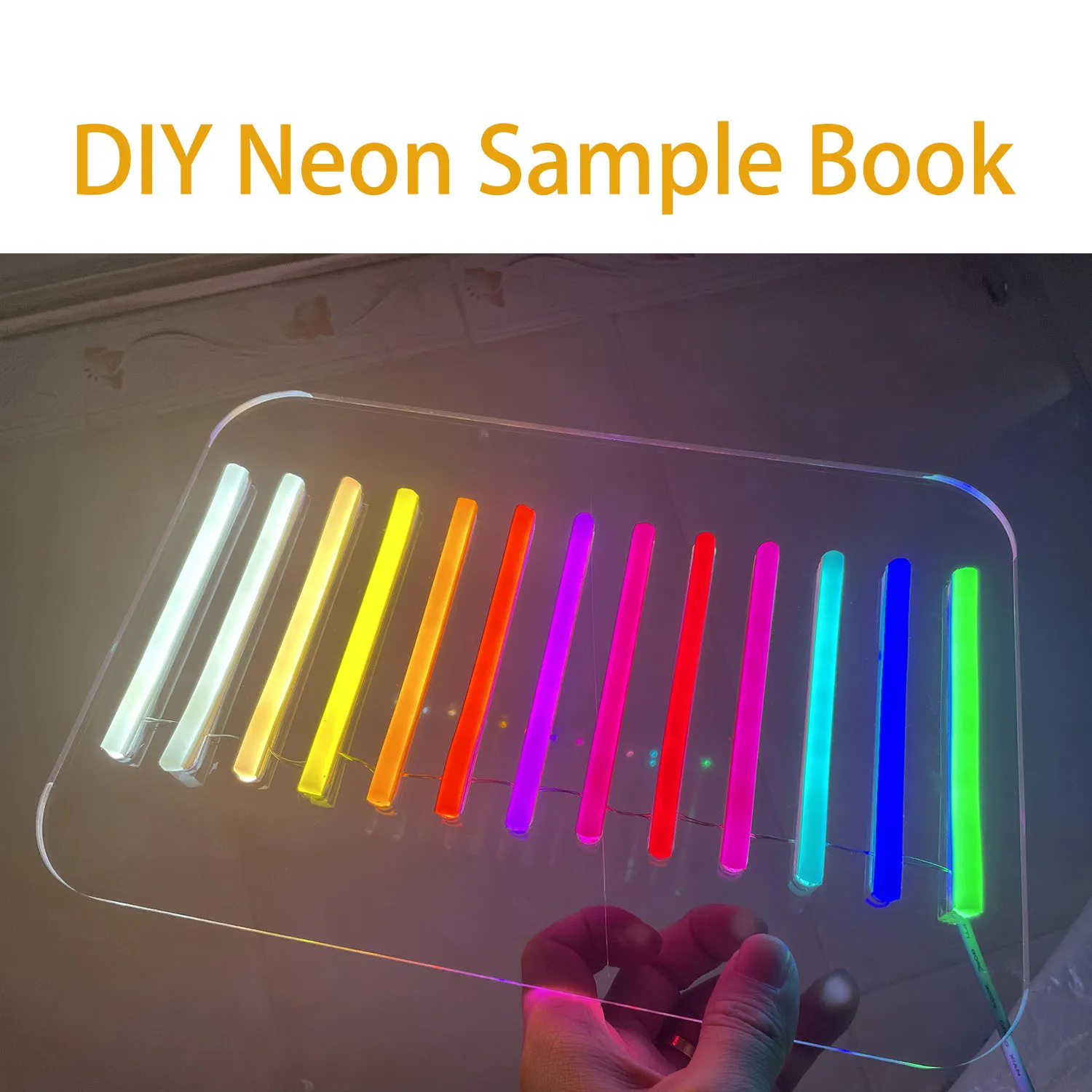 Sample Book DIY Neon Demo Separate Silicone Neon Strip 6mm S Bendable Newly Flexible Led Tape LED Neon Sign Waterproof IP67