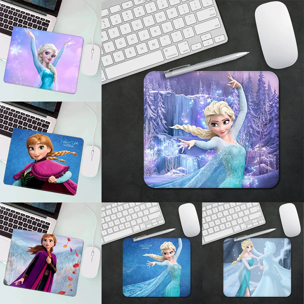 

Frozen Elsa Princess Gaming Mouse Pad XS Small Mousepad For PC Gamer Desktop Decoration Office Mouse Mat Deskmat Rug