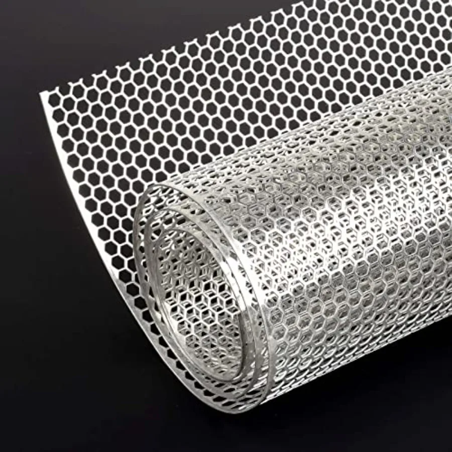 

47x16 Inch Car Pickup Truck Grill Mesh Spoiler Bumper Vent Aluminum Alloy Automotive Grille Insert Air Intake Racing Honeycomb