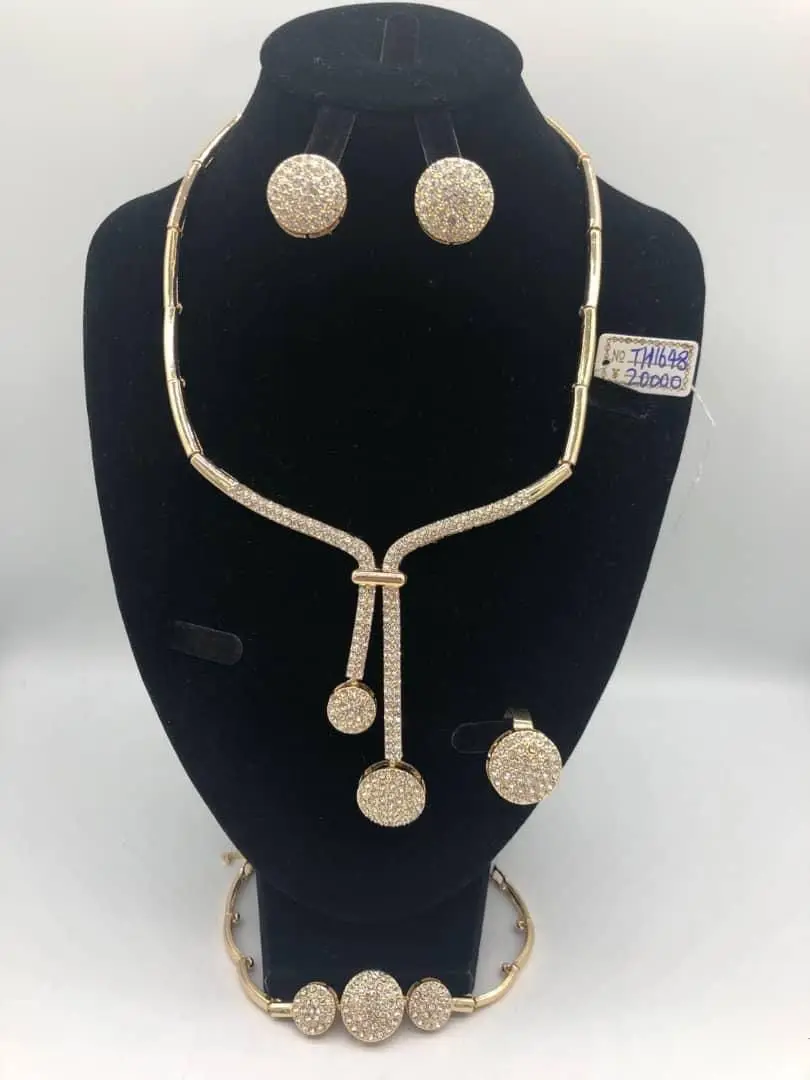 Dubai Women Silver Plated Jewelry Sets African Wedding Bridal Ornament Gifts For Saudi Arab Necklace Bracelet Earrings