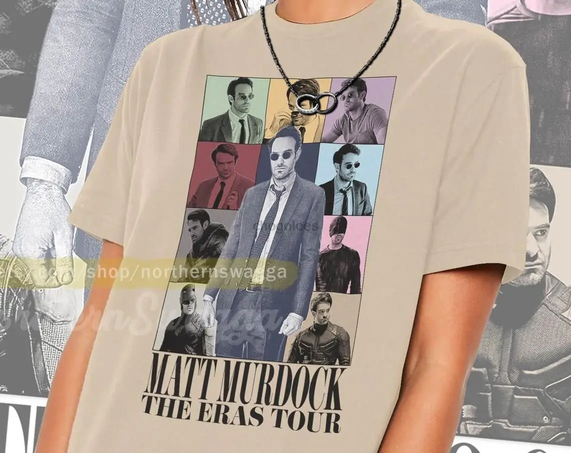 Matt murdock tour shirt cool fan art t-shirt 90s poster 503 tee