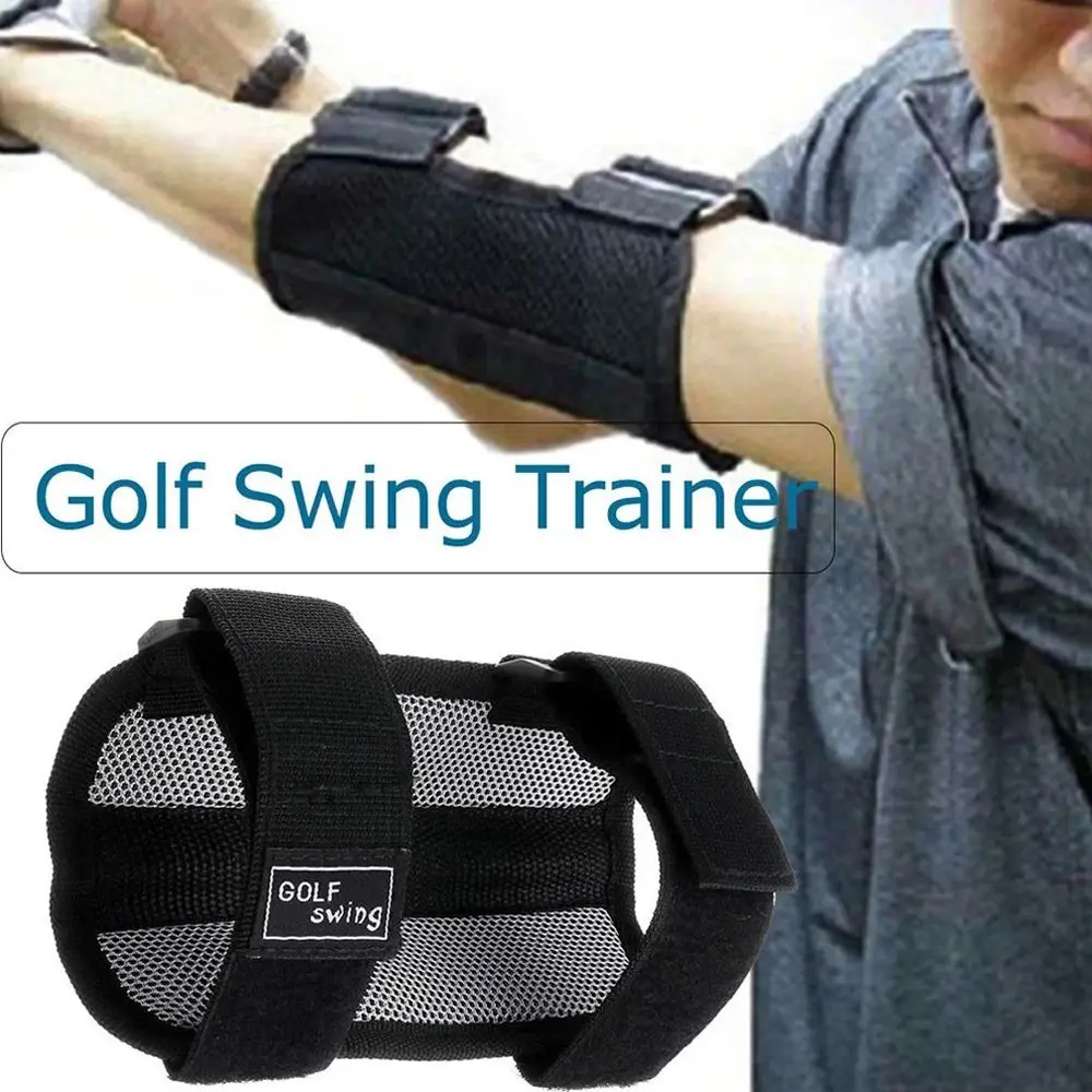 Langlebiger Befestigungs gurt Swing Trainer Arm Biege alarm Golf Swing Aid Ellbogens tütze Korrektor Golf Training Korrektor