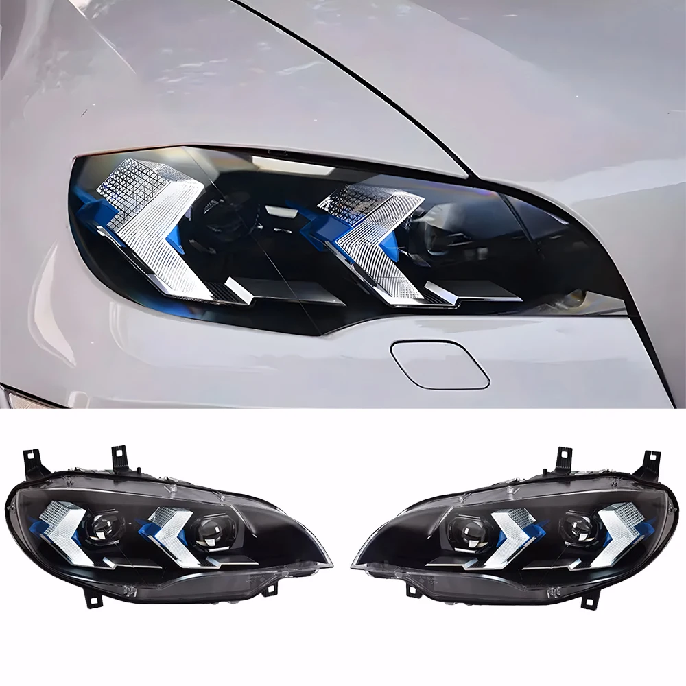 

For BMW X6 E71 28i 35i 40i 50i 2008-2013 Automatic Headlight Assembly Upgrade New LED Projector Lens Tool Accessories