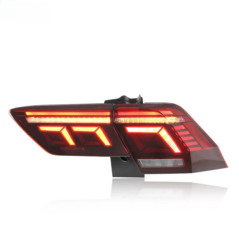 

Suitable for 17-21 Volkswagen Tiguan tail light assembly modified new scanning LED running light running water turn signal