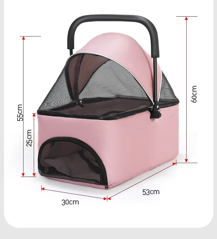 Lightweight Pet Carrier, Cat Dog Basket Bag, Foldable Cage, Air Case, Portable Car Travel, Small Animal Supplies view 6