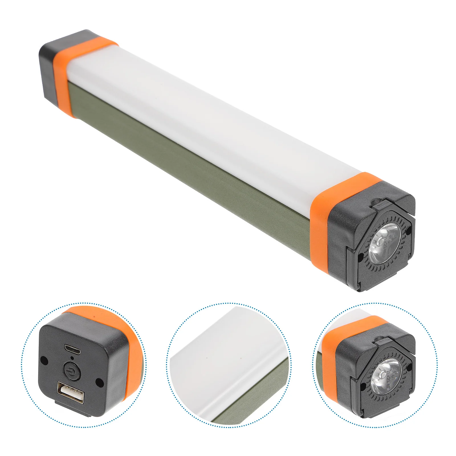 1Set LED USB مصباح التخييم العملي دائم المحمولة الألومنيوم مصباح خيمة السفر في الهواء الطلق أداة الإضاءة في حالات الطوارئ #5