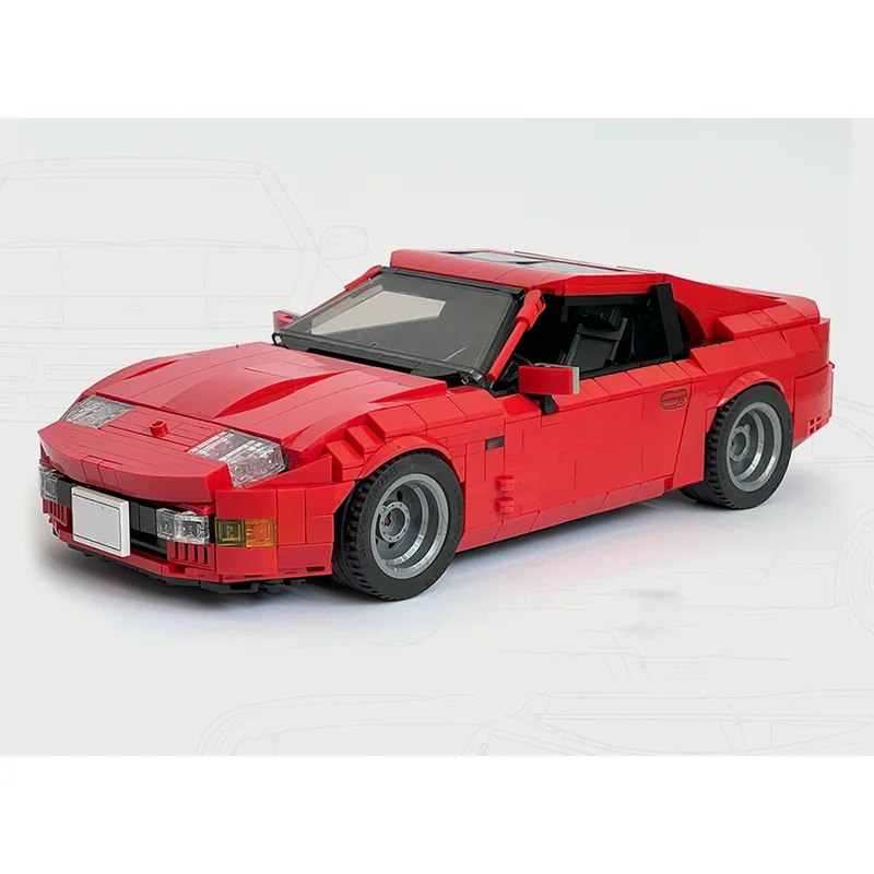

1462 parts building block car model City Speed 300ZX toy for boys' Christmas gift educational construction set