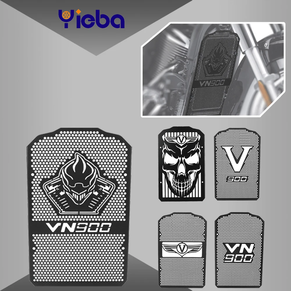 FOR KAWASAKI VULCAN 900 VN900 Custom CLASSIC/LT 2006~2020 2021 2022 2023 2024 Motorcycle Radiator Guard Grille Tank Cooler Cover