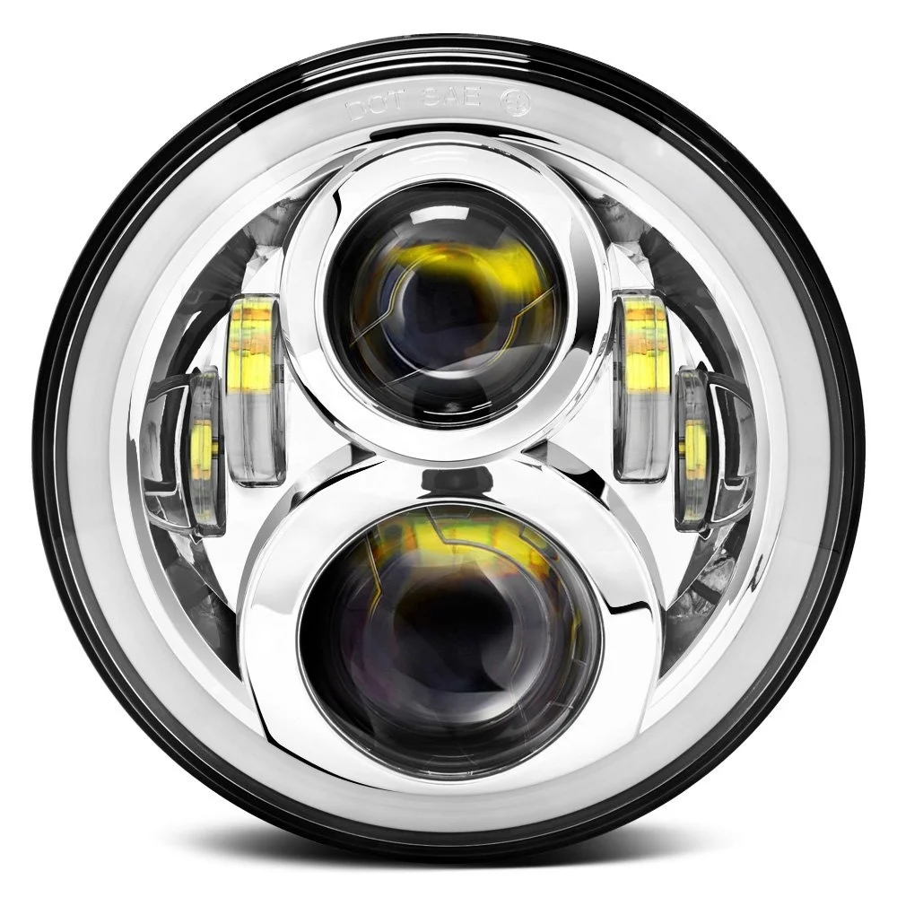 ForCB400 CB500 CB1300 Hornet250 Round Headlamp 7 inch headlamp high low beam