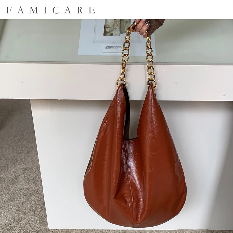 

Осень-зима, новая замшевая просторная сумка-тоут с ремешком-цепочкой, сумка на одно плечо, женская уникальная повседневная дорожная сумка