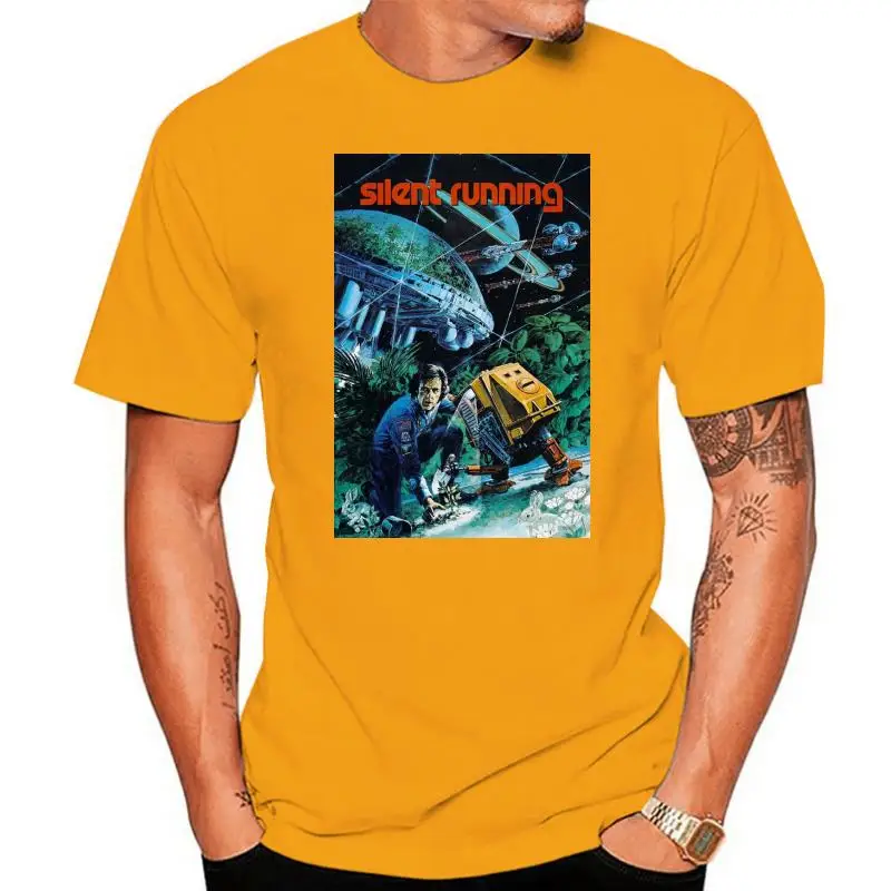 Silent Running 1972 Movie Poster Design T-Shirt by Ameiva Apparel men t shirt