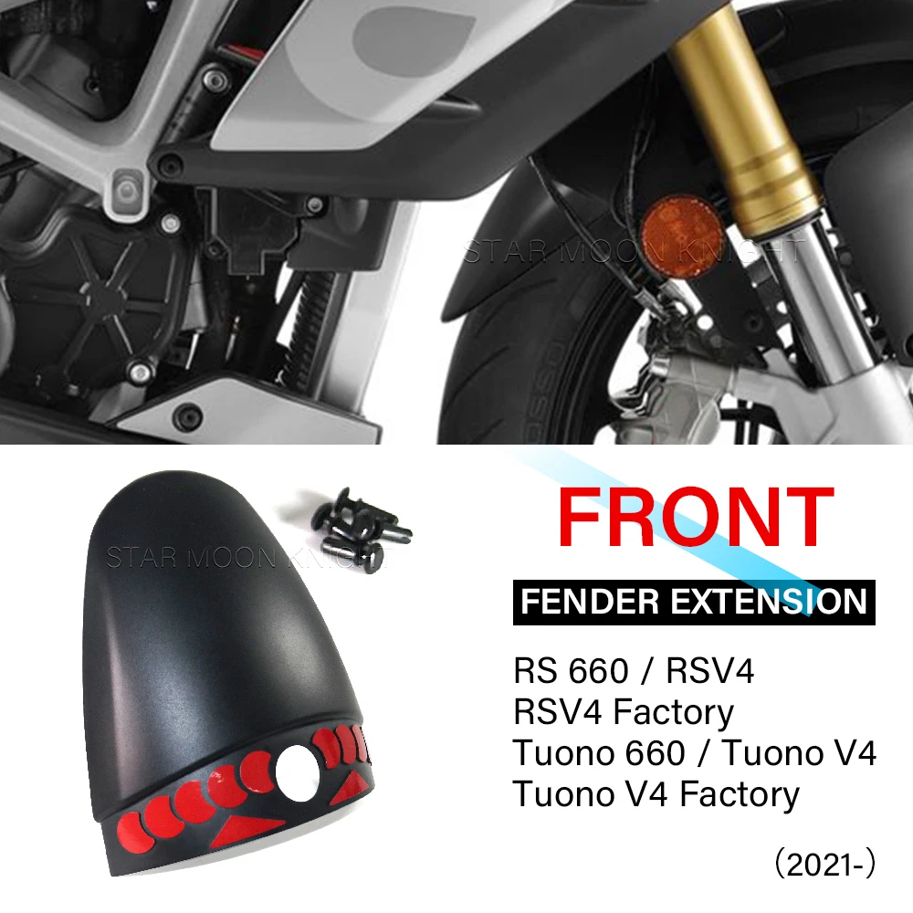 

Front Fender For Aprilia RS 660 RS660 RSV4 TuonoV4 Factory Tuono 660 Tuono V4 Motorcycle Front Fender Extension Hugger Mudguard