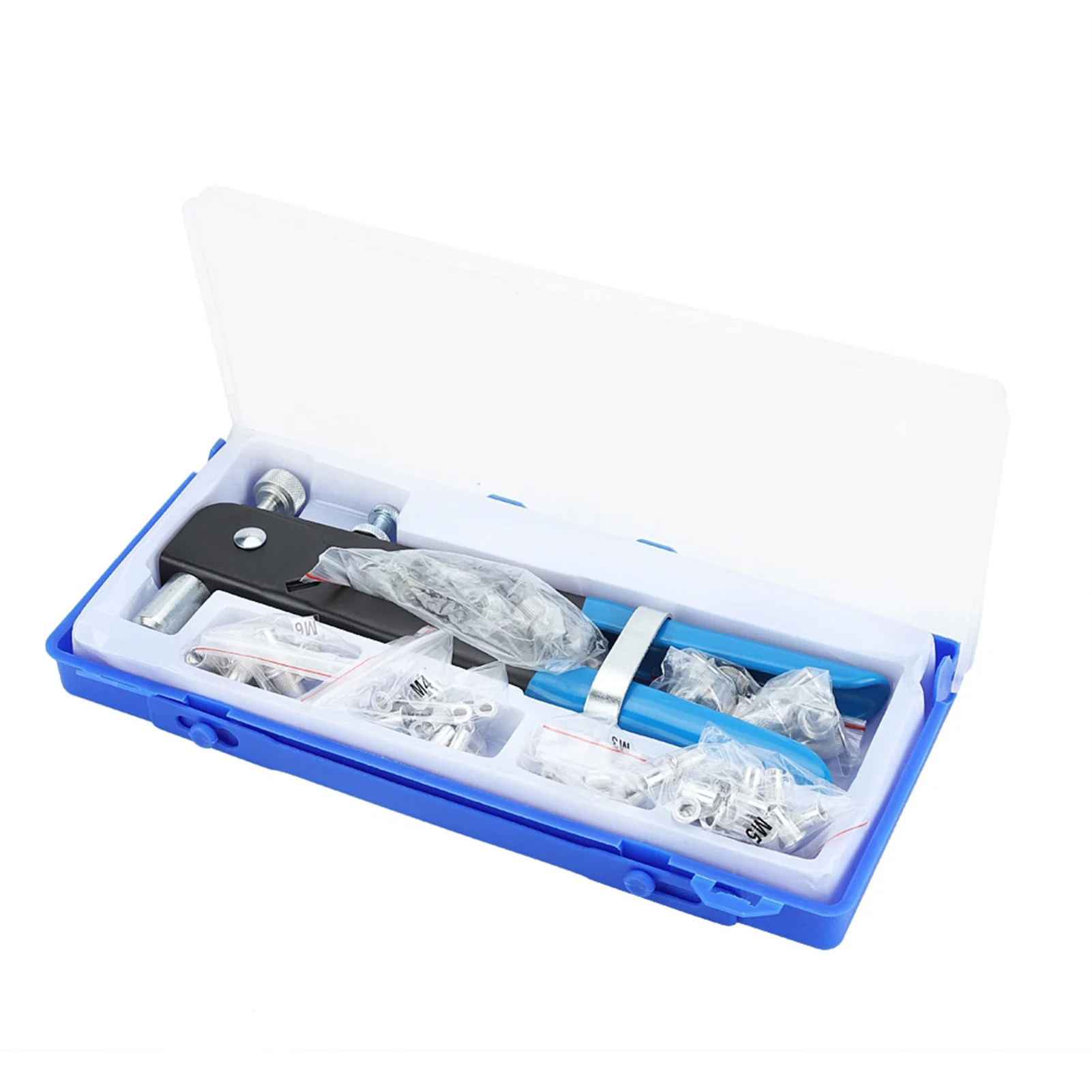 

86pcs M3-M8 Rivet Gun Insert Tool Riveter Rivnut Nutsert Riveting Kit