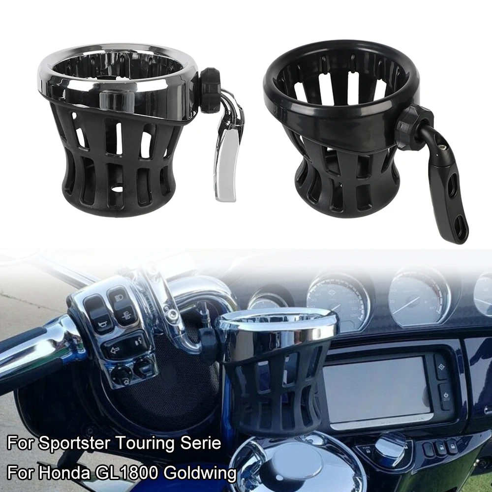 Motorrad Lagerung Fall Trinken Flasche Tasse Halter Für Honda GL1800 Goldwing 1800 2018-2020 Sportster XL XL883 XL1200 touring