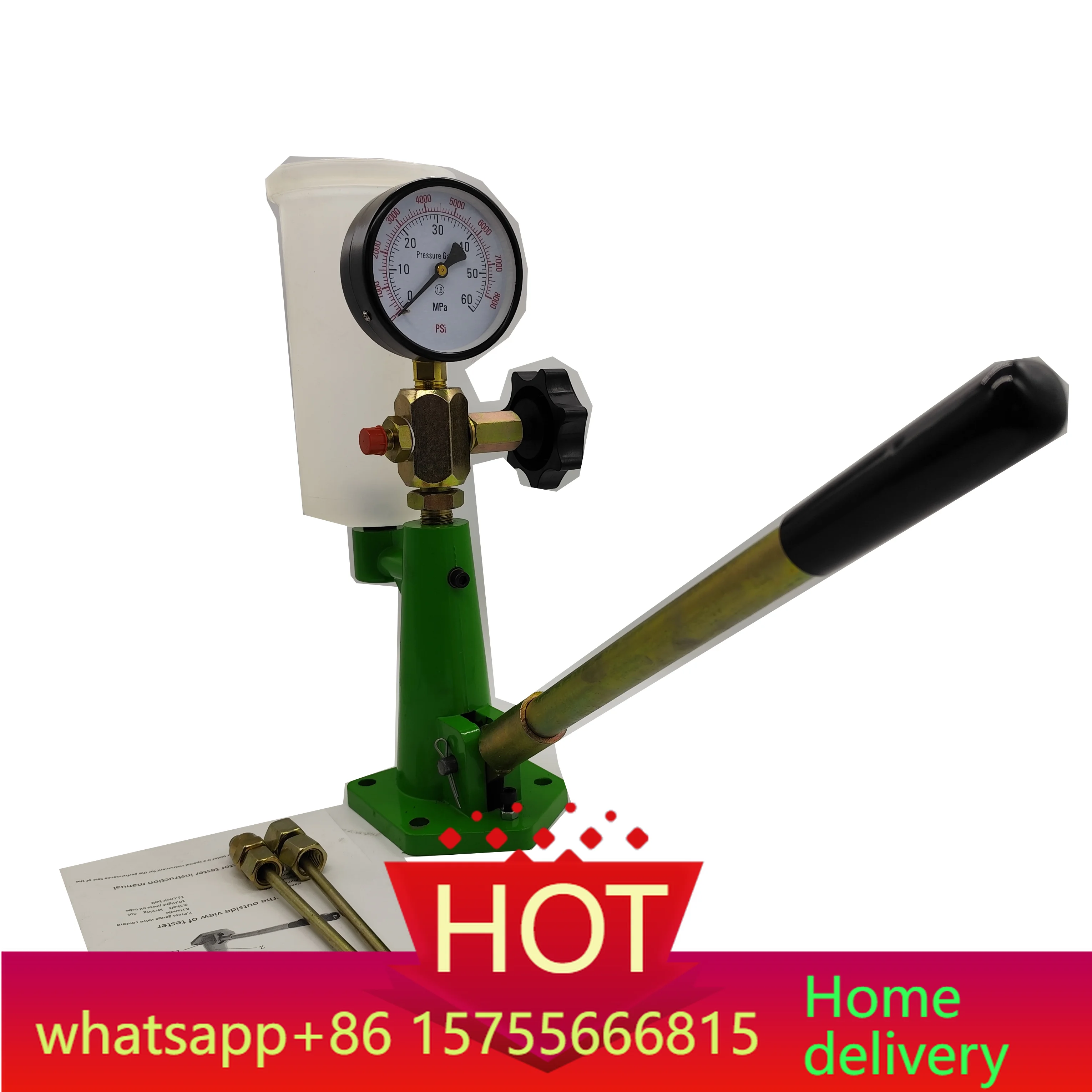 

S80H Fuel Injector Calibrator, Hand-pressed Fuel Supply Aluminum Base Vertical Fuel Injector Tester