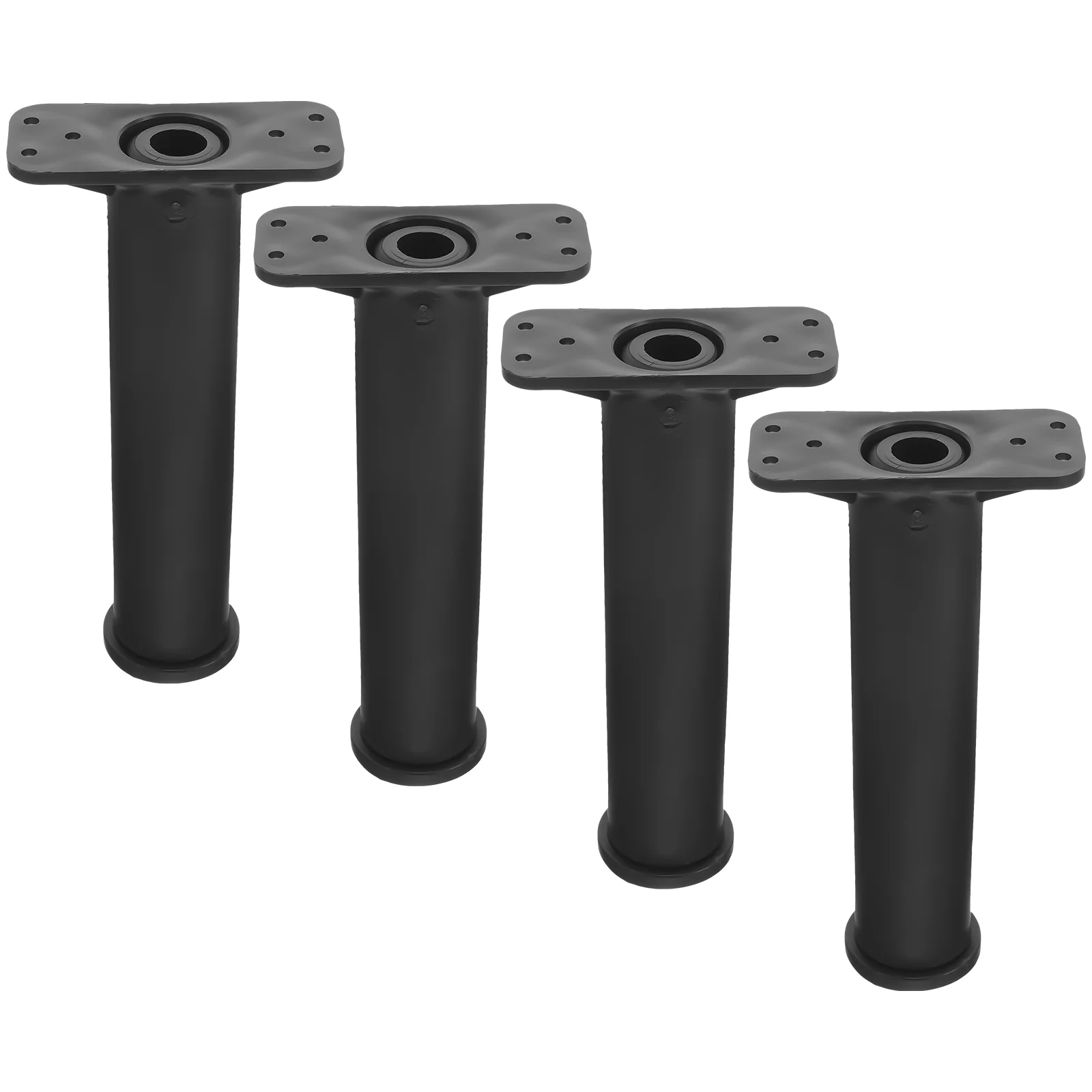 

4 Pcs Bed Support Frame Legs for Base Adjustable Height Metal Bases Couches Center Replacement