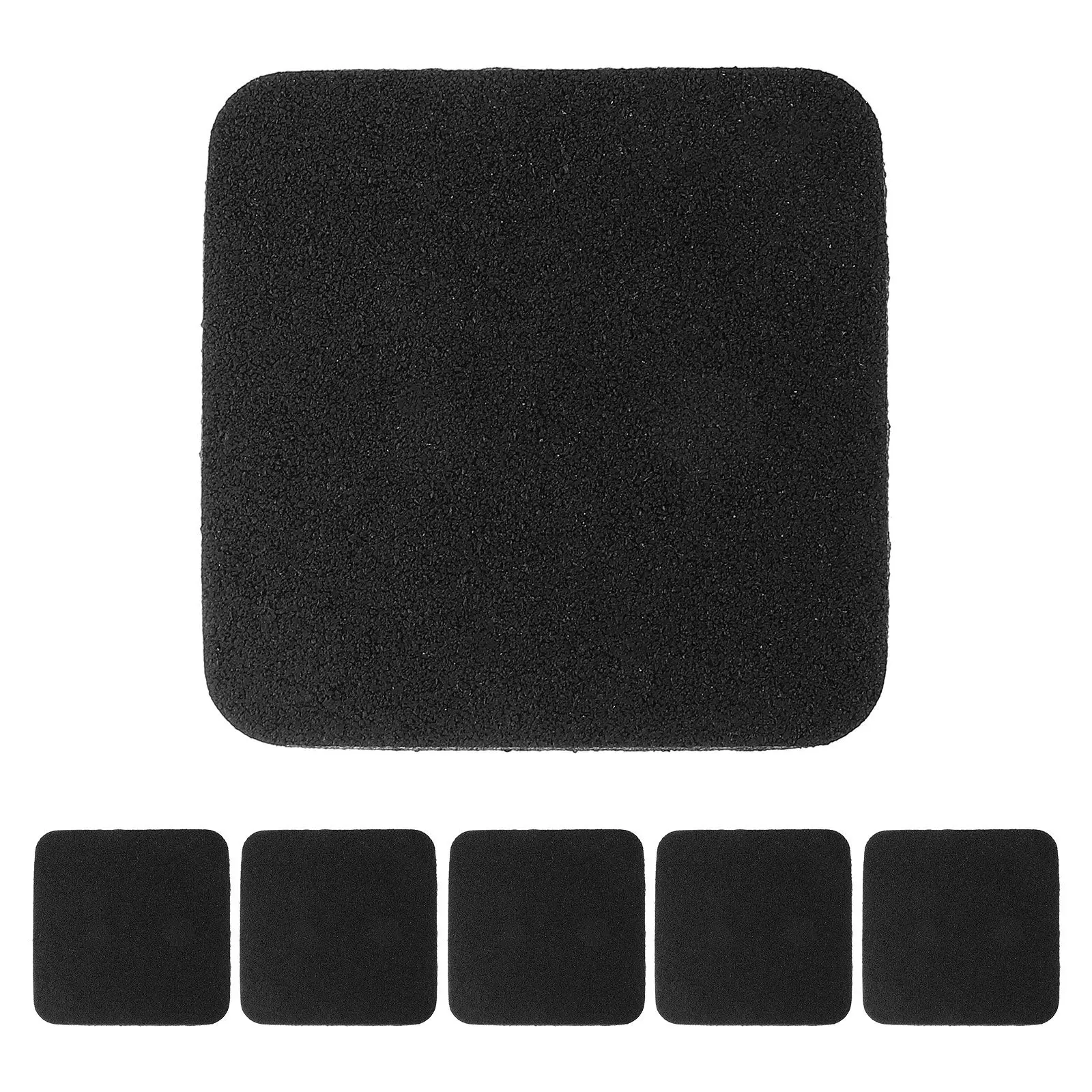 6 Pcs Fitness Floor Mats Vibration Absorbing Refrigerator Stabilizer Sound Insulation Damper Pads Rubber Treadmill