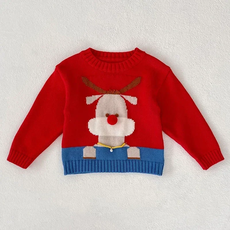 

Autumn New Kids Baby Girls Long Sleeve Sweet Solid Color Knit Pullover Sweaters Infant Baby Girls Children's Clothes Sweaters