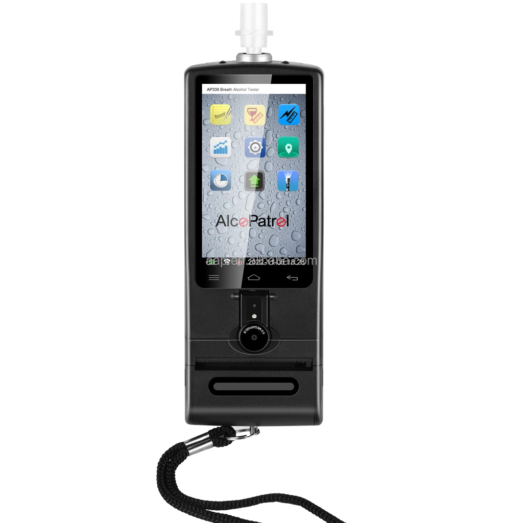 

AP338 FiT240 Professional Traffic Control Interlock Breathalyzer with Printer Breath Alcohol Tester Alcohol Checker Breathalyser