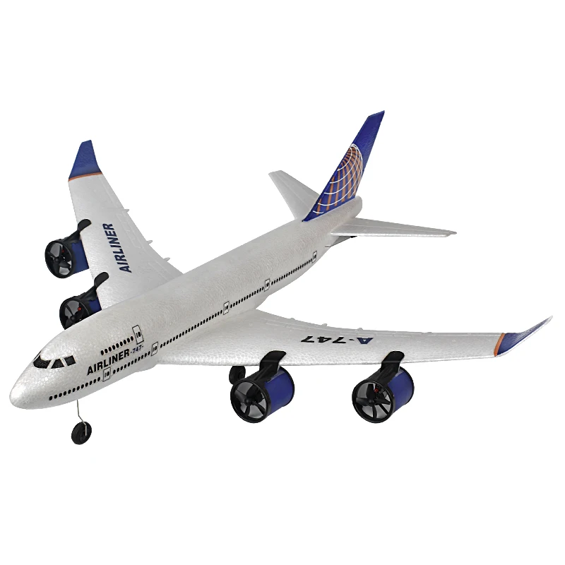 3CH EPP Foam RC Airplane Wide-Body Airliner Model with Stable Flight Triple Channel Remote Control Glider for Beginners Birthday